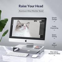 ORICO aluminiowy stojak na Monitor Riser komputer uniwersalny stojak na laptopa metalowy stojak na biurko Organizer na komputer iMac MacBook PC Home Office 2